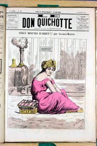 Omslag van Le Don Quixote, nummer 58, Satirique en Couleurs door Charles Gilbert Martin