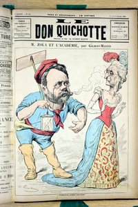 Omslag van The Don Quixote, nummer 804, Satirique en Couleurs door Charles Gilbert Martin