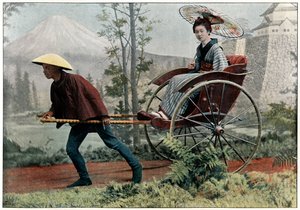 Riksja, wagen van Japan
