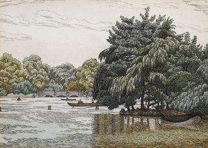 De Serpentine, Hyde Park door Charles Ginner