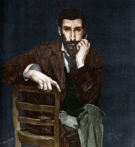 Portret van Pierre Savorgnan de Brazza (1852-1905), Franse ontdekkingsreiziger.