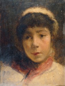 Meisje met een Witte Muts door Charles Gogin