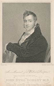 John Syng Dorsey, M.D. door Charles Goodman and Robert Piggot, after Thomas Sully