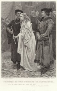 Boetedoening van de Hertogin van Gloucester, Henry VI, Deel 2, Act 2, Scène 4 door Charles Green