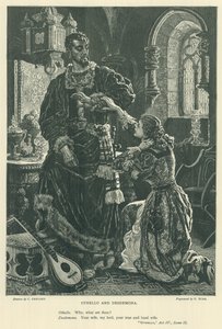 Illustratie voor Othello door Charles Gregory