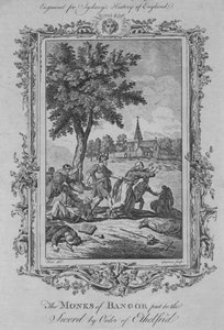 De monniken van Bangor worden door Ethelfrid ter zwaard gebracht, 1773