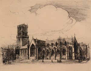 Stads kerken, Dundee door Charles Gustav Louis Phillips