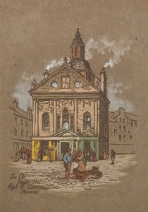 De Oude Handelszaal, High Street, Dundee door Charles Gustav Louis Phillips