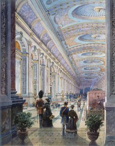 Uitgebreid Station Interieur, 1883
