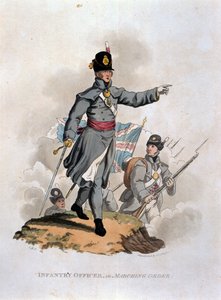 Infanterieofficier in Marsorde, uit 