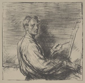 Zonder titel door Charles Haslewood Shannon