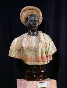Buste van een Soedanese man, 1857