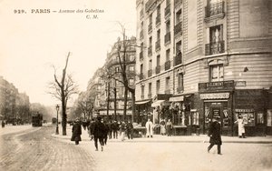 Ansichtkaart/Avenue des Gobelins/Parijs/Seine/Ile de France/Frankrijk