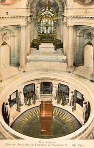 Ansichtkaart/Graf van Napoleon I/Invalides/Parijs/Seine/Ile de France/Frankrijk