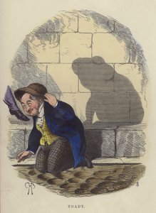 Toady (gekleurde gravure)