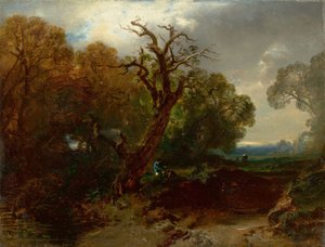 Duits:  Rast am Waldrand Rust aan de rand van het bos