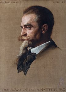Portret van E. Onslow Ford, 1901