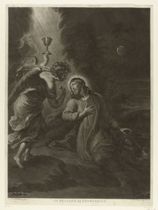 Christus in de hof van Getsemane door Charles Howard Hodges