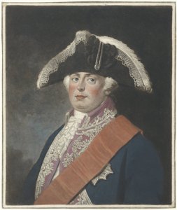 Portret van Frederik Willem II, koning van Pruisen door Charles Howard Hodges