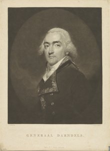 Portret van Herman Willem Daendels door Charles Howard Hodges