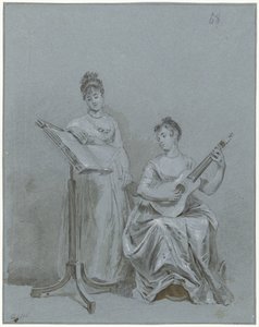 Twee musicerende dames