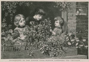 Recreaties van de Londense armen: Raamtuinieren voor kinderen door Charles J. Staniland