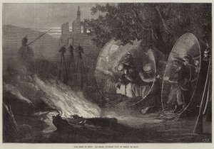 Het Beleg van Metz, Geavanceerde Pruisische Post bij Mercy le Haut door Charles J. Staniland