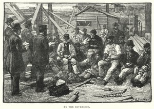 Aan de oever door after Charles J. Staniland