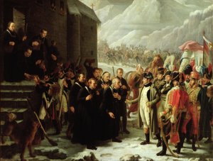 De Eerste Consul bezoekt het Hospice van Mont Saint-Bernard, 20 mei 1800, 1810