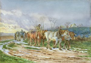 Op Weg Naar Huis door Charles James Adams