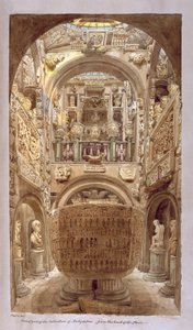 Uitzicht op een deel van de collectie antiquiteiten, 9 september 1825