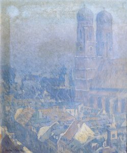 Ochtendmist München door Charles Johann Palmié