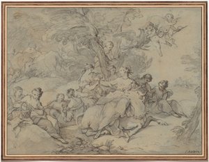 De Ontvoering van Europa door Charles Joseph Natoire