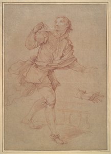 Studie van een Jonge Man, studie voor het wandtapijt, Sancho