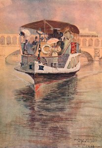 Bateau-Parisien bij de Point du Jour, 1915 door Charles Jouas