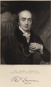 Sir Thomas Lawrence door Charles Landseer