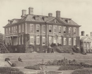 Melton Constable, Norfolk, de Tuinzijde door Charles Latham