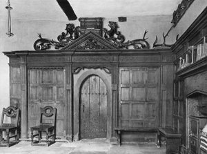 Scherm in de Benedenhal, Datum 1558
