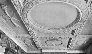 Het plafond van de salon door Charles Latham