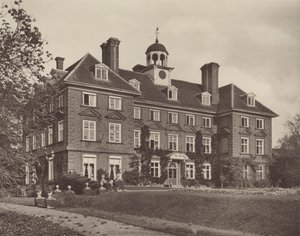 Tyttenhanger, Herts, de Zuidgevel door Charles Latham