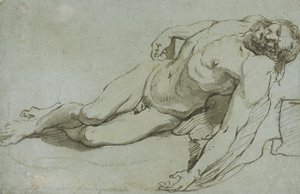 De dode Christus door Charles Le Brun