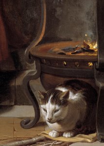De slaap van het kindje Jezus (detail)