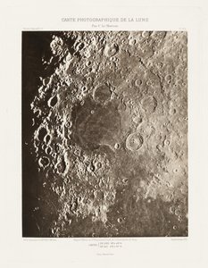 Carte photographique de la lune, planche II.A (Fotografische kaart van de maan, plaat II.A),13 september door Charles le Morvan