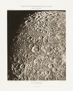 Carte photographique de la lune, planche IV.A (Fotografische Kaart van de Maan, plaat IV.A),13 september door Charles le Morvan