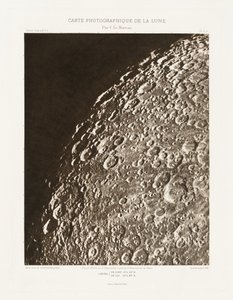 Carte photographique de la lune, planche V.A (Fotografische Kaart van de Maan, plaat V.A),13 augustus