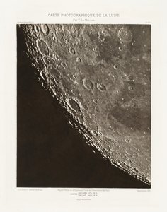 Carte photographique de la lune, planche XII.A (Fotografische Kaart van de Maan, plaat XII.A),11 oktober door Charles le Morvan