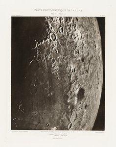 Carte photographique de la lune, planche XXI.A (Fotografische Kaart van de Maan, plaat XXI.A),23 oktober door Charles le Morvan