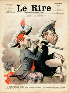 Omslag van "Le Lire", Satirisch in Kleuren door Charles Leandre
