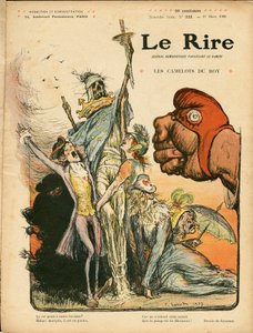 Omslag van "Het Gelach", nummer 321, Satirisch in Kleuren door Charles Leandre