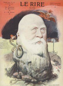 Ferdinand Sarrien, Franse politicus. Illustratie voor Le Rire